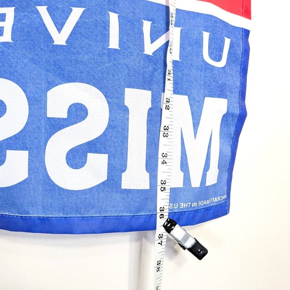 WinCraft Red Blue University of Mississippi Flag; Ole Miss Rebels Banner - Picture 6 of 6